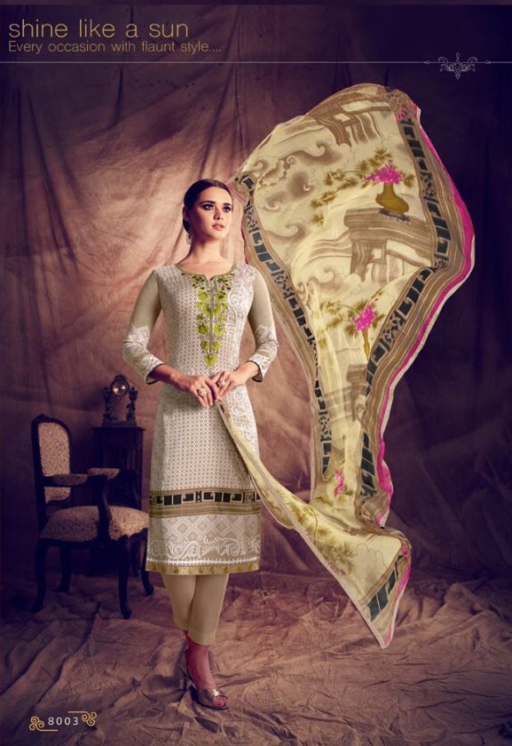 Nysa lifestyle sofia vol 1 glaze cotton salwar suit wholesale supplier