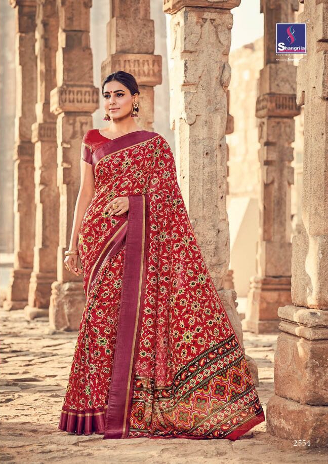 Shangrila designer kota silk Vol 5 Exclusive indian saree catalog in Wholesale