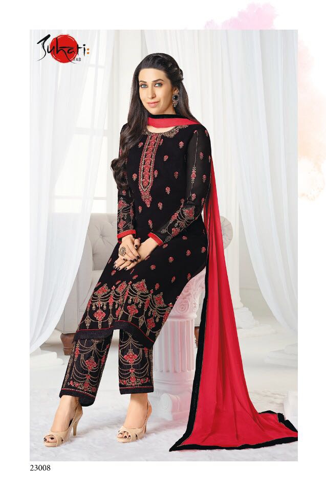 Suhati fab Preet Heavy embroidered party wear straight suit collection at best rate