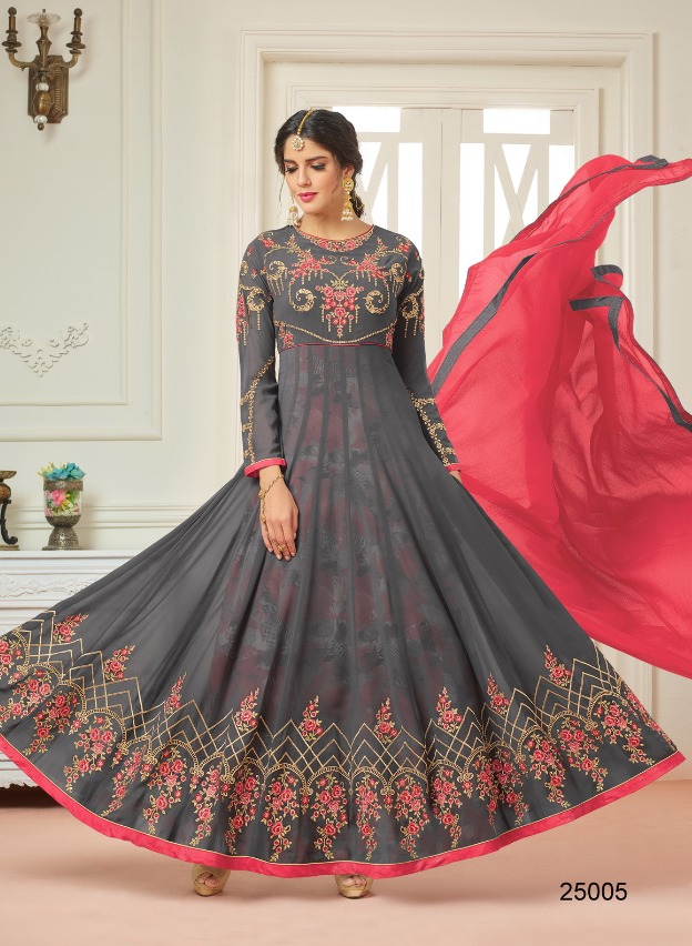 Suhati fab shiyaa Kali style long dress catalog wholesale supplier