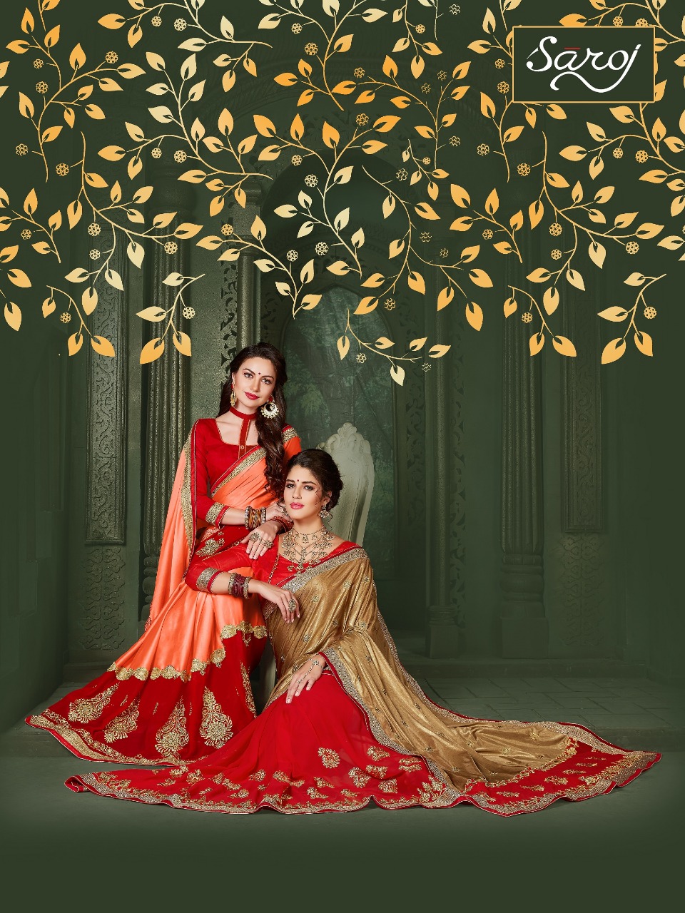 Saroj sarees sajawat designer party wear saree catalog wholesale supplier