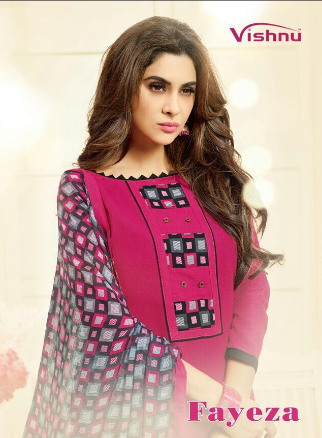 Vishnu impex Fayeza Casual daily wear Cotton dress Material Buy online from.suray