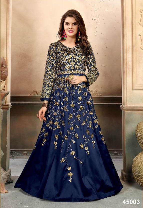 Aanaya 45000 series embroidered party wear salwar suit catalog wholesale