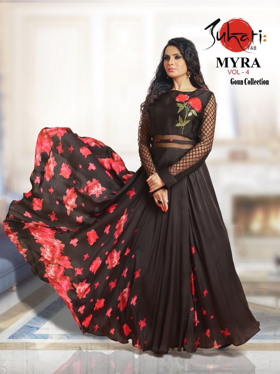 Suhati fab mayra vol 4 Free size gown collection wholesaler