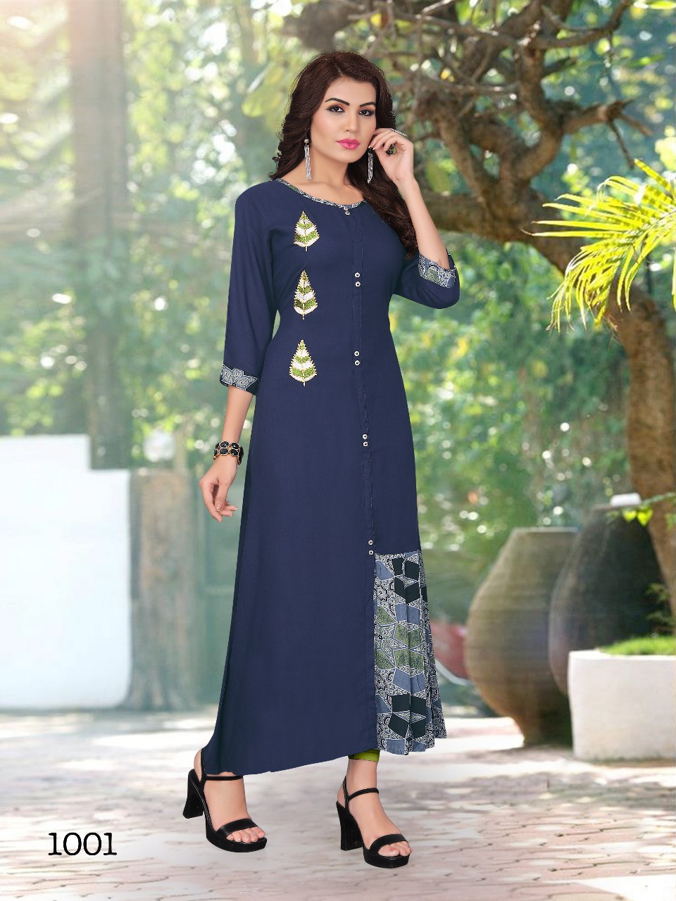 Prime presents vonaya exclusive gown style kurti catalog buy from suratat best price
