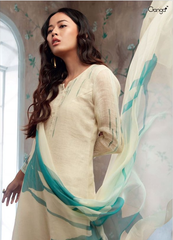 Ganga presents merak cotton kurti catalog buy at wholesale rate surat