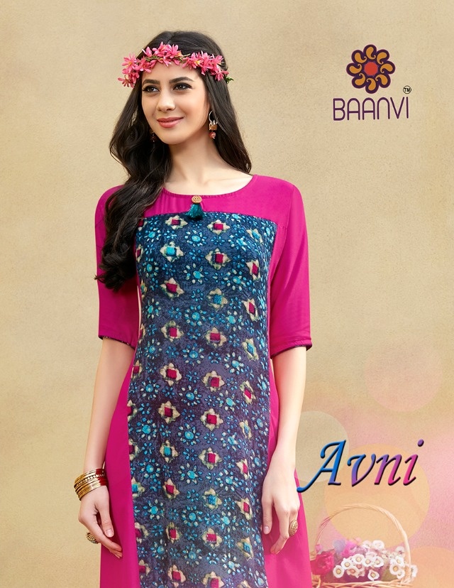 Rani bhaanvi Avni designer kurti catalog buy from surat dealer at best price
