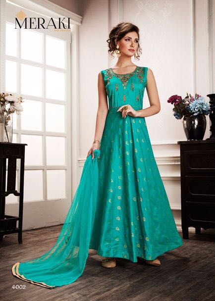 Sanskar style meraki Maher Designer gowns collection in wholesale price