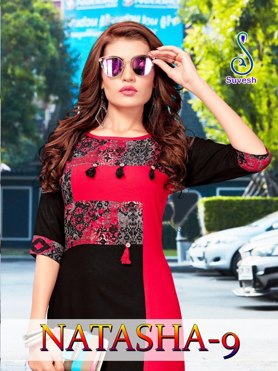 Suvesh Natasha Vol 9 designer kurti catalog buy at wholesale rate surat