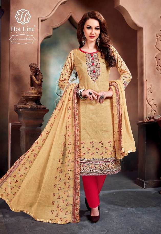 Hotline nazara Exclusive Pakistani print salwar suit catalog wholesale dealer