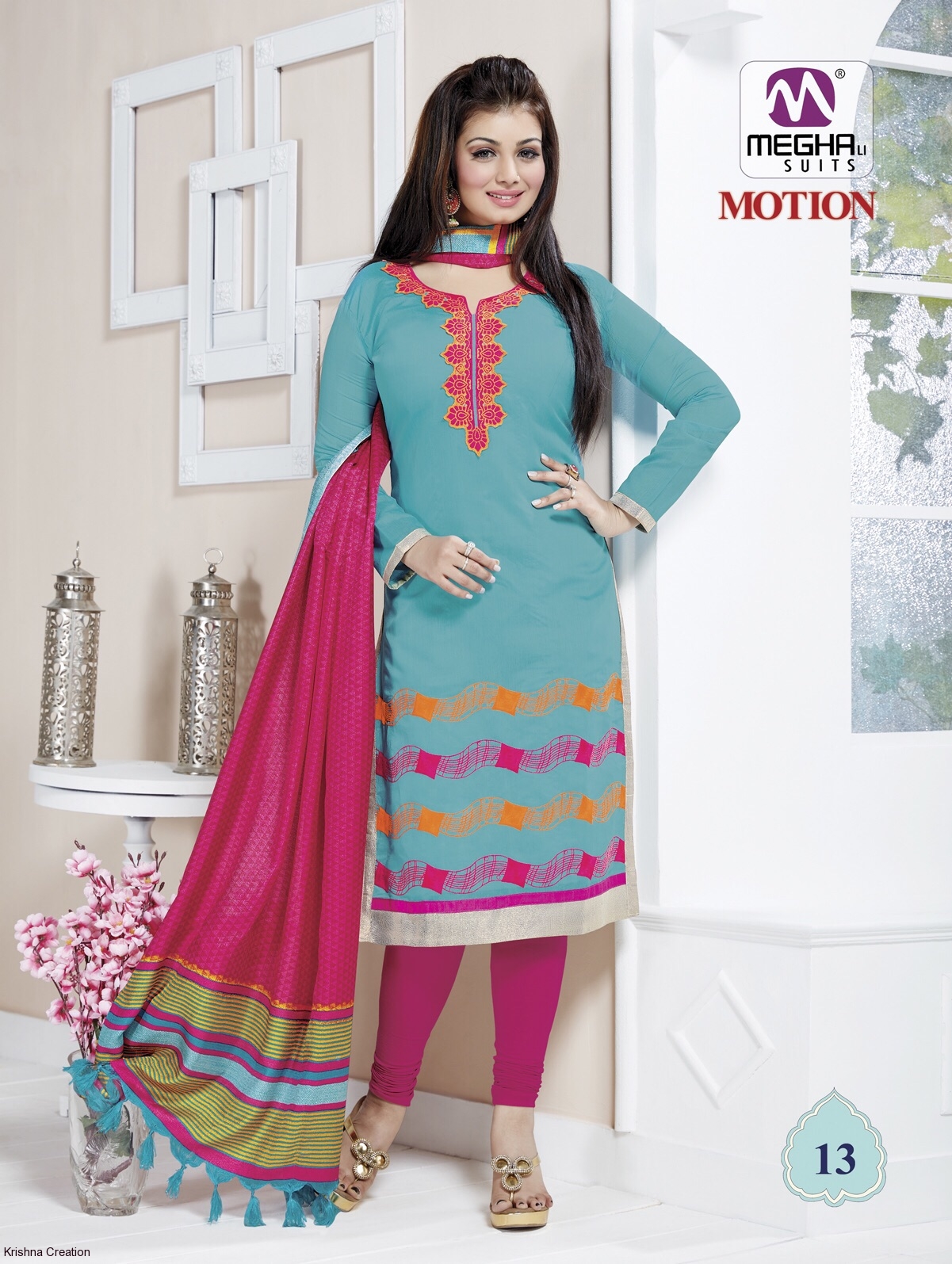 Meghali suit motion exclusive cotton dress material catalogs wholesale dealer