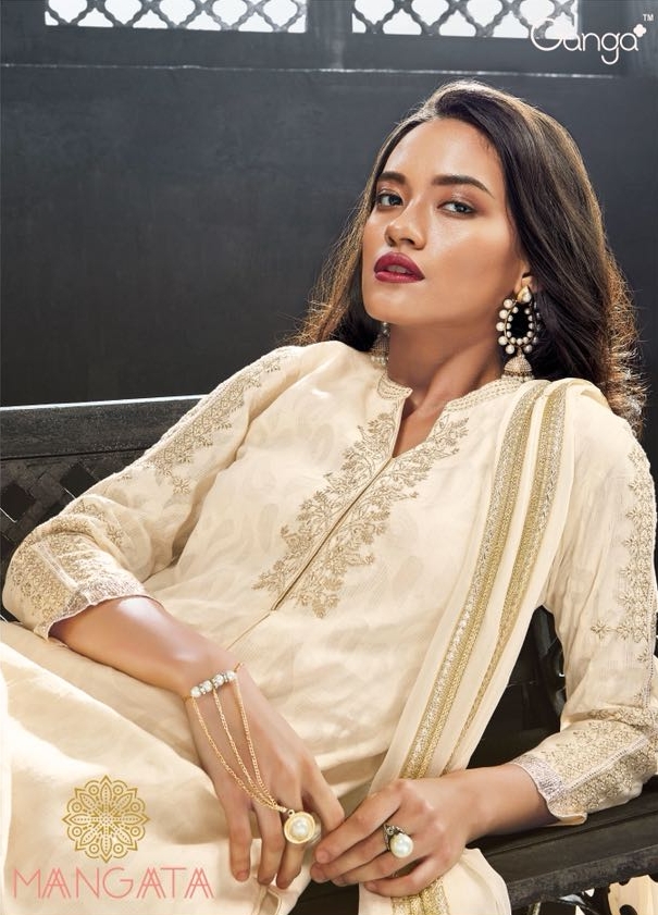 Ganga mangata Cotton Voil Salwar Suit Catalog in wholesale Best price