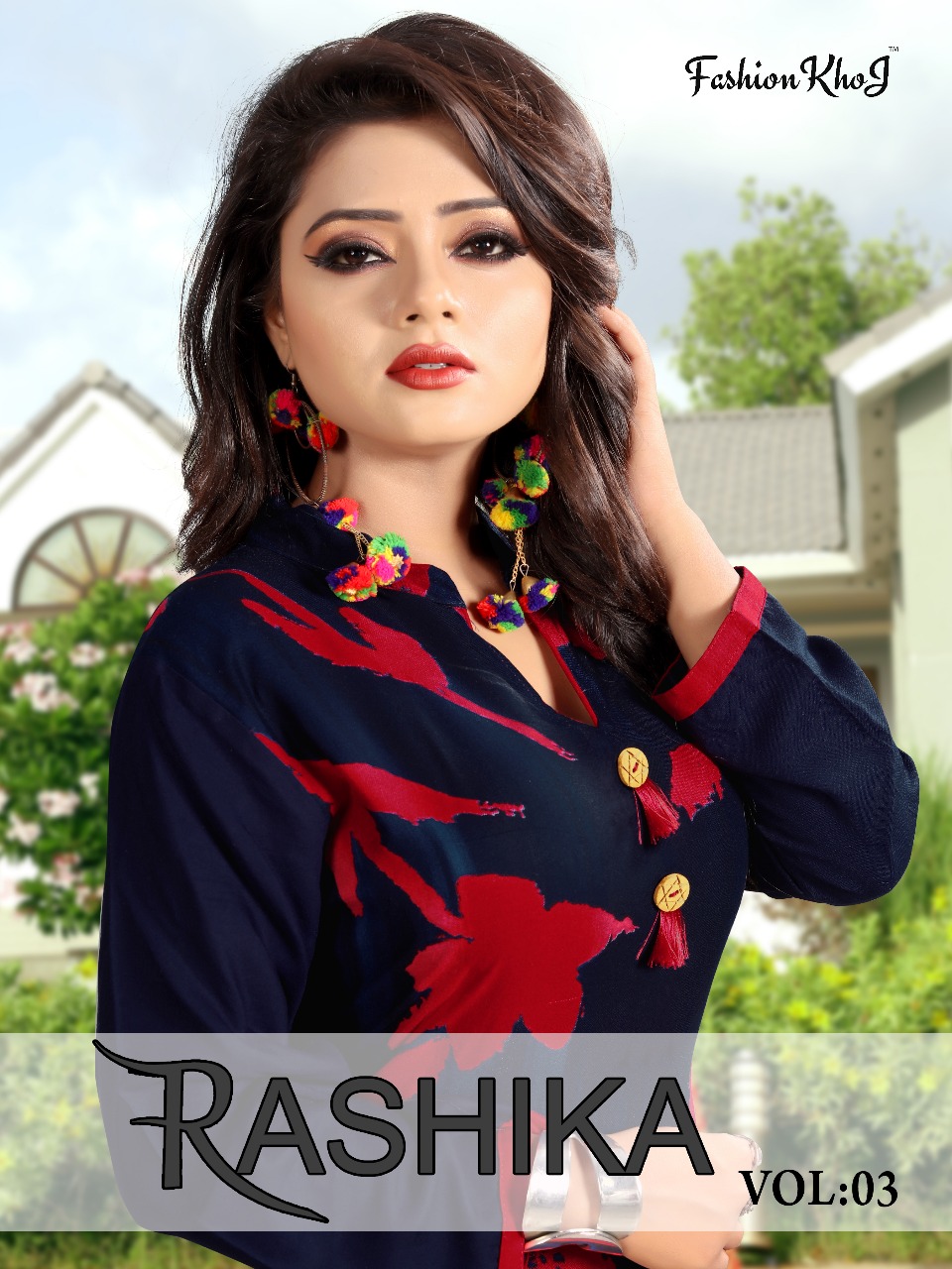 Fashion Khoj Radhika vol 3 rayon printed kurtis colelction