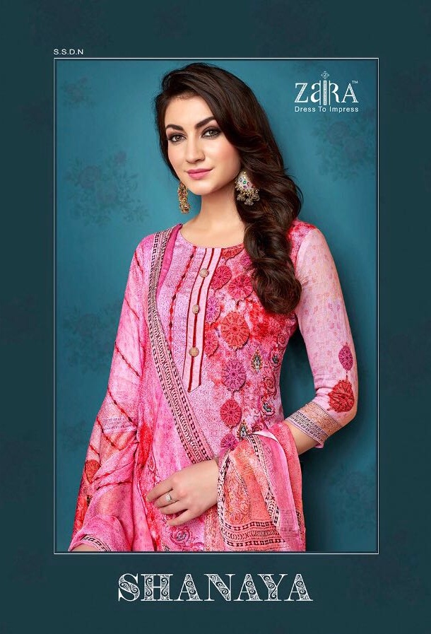 Zaira shanaya cotton Salwaar suit catalogue from surat