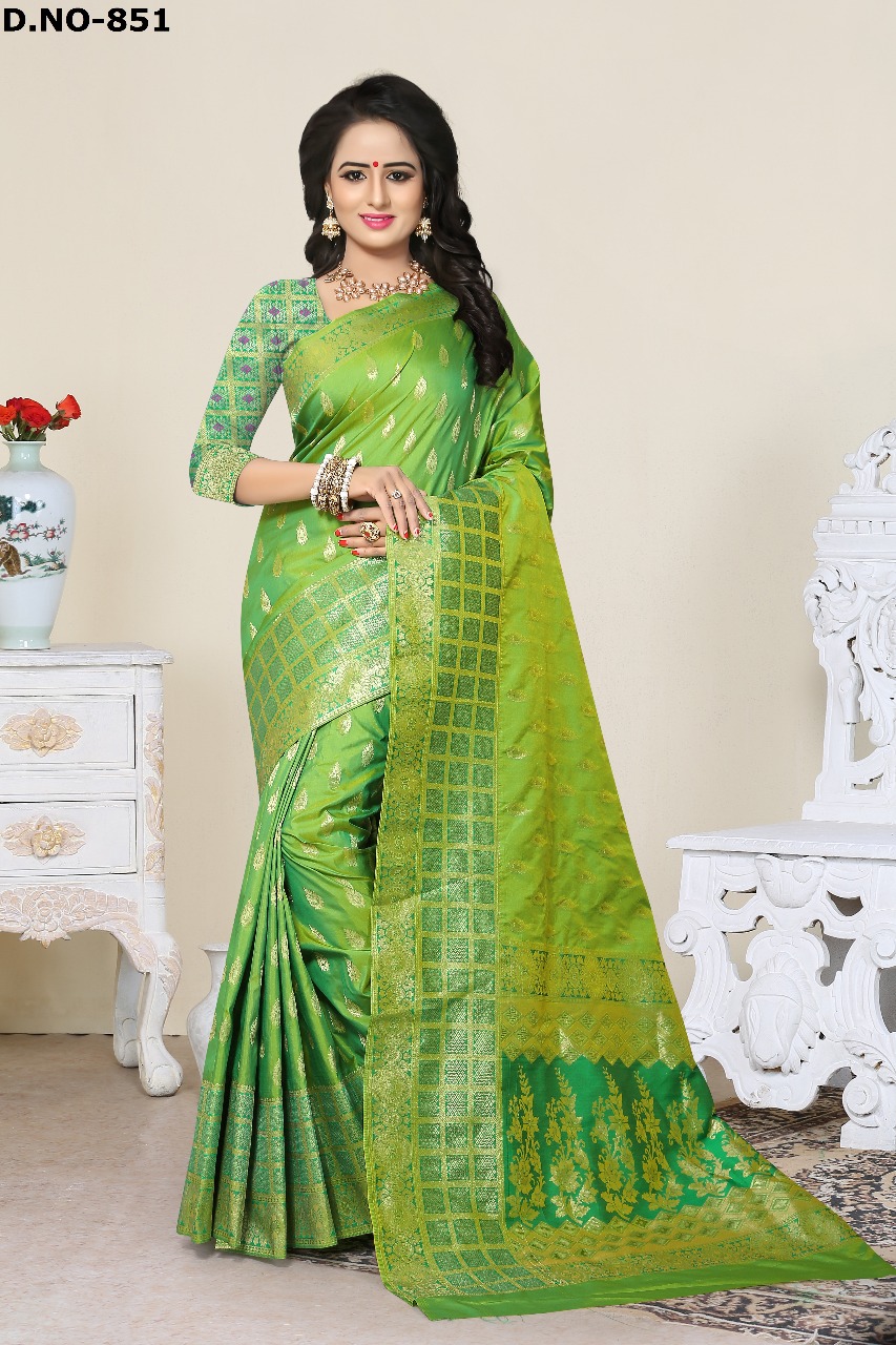Lady ethnic Virushaka banarasi silk saree catalogue buy from surat wholesaler