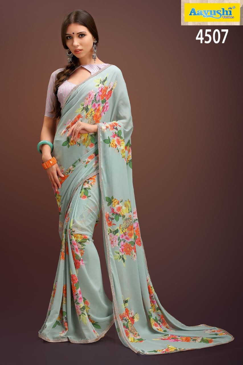Aayushi bold & beautiful saree catalogue from surat wholesaler