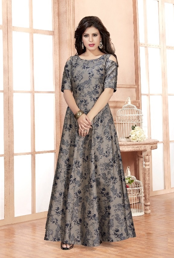Vinayaka 1-7 series gown catalogue from surat wholesaler