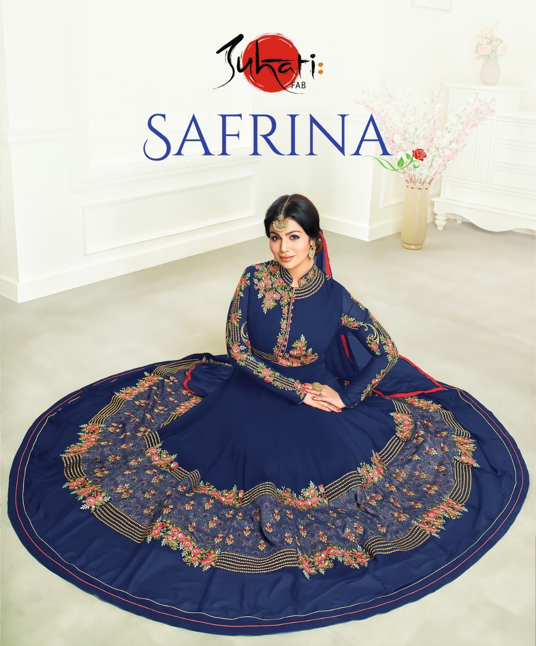 Suhati fab safrina Designer anarkali salwar suit catalogue wholesale price Surat best rate