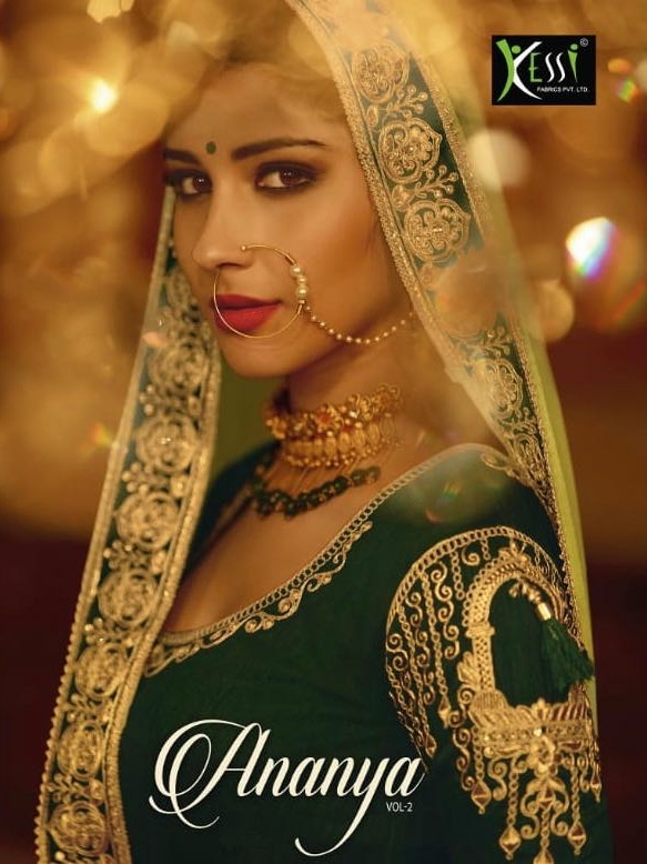 kessi Ananya vol 2 designer party wear saree catalogue in wholesale price surat