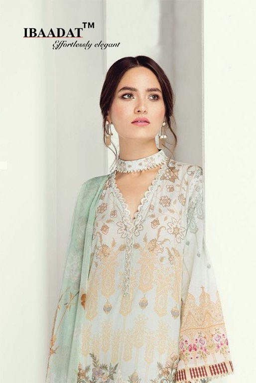 Ibaadat khaas digital printed embroidered salwar suit catalogue wholesale supplier surat