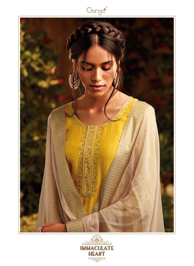 Ganga fashion Immaculate Heart Party wear salwar Kameez catalogue wholesaler supplier