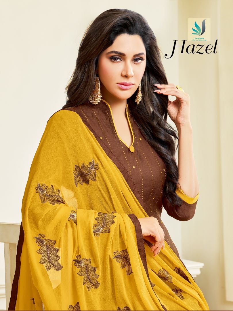 Rr fashion hazel casual cotton salwar suit wholesaler best price