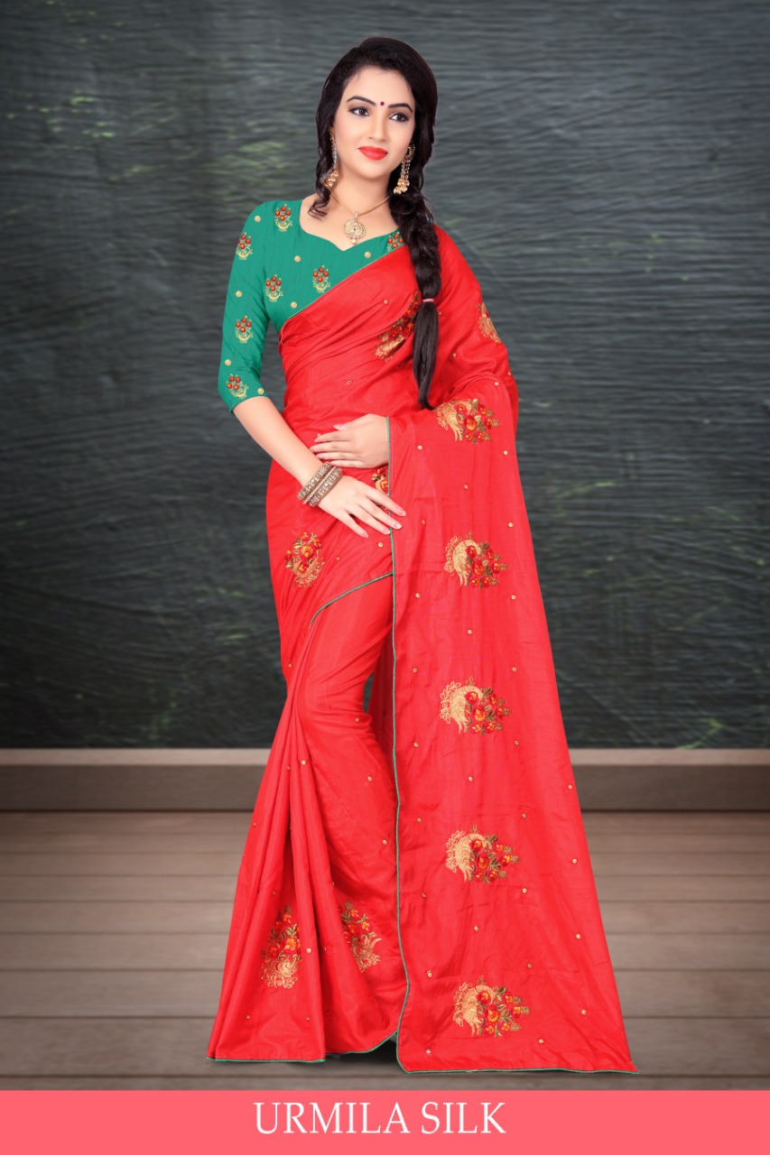 Right one urmila silk saree catalogue from surat wholesaler