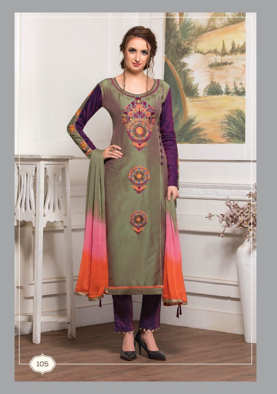 CK fashion Gloria Straight salwar suit catalogue in wholesale price surat