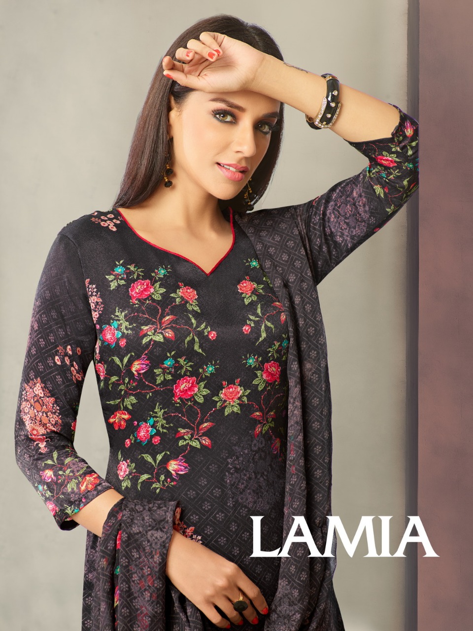 G Nx Lamia Fancy cotton dress material catalogue in wholesale price Surat best price