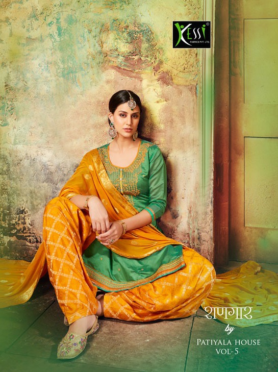 Kessi fabrics shrangar by Patiala House vol 5 exclusive Patiala salwar suit catalogue wholesale supplier surat