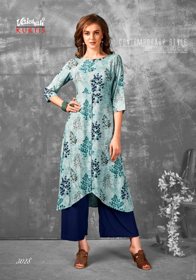 Vaishali fashion bold and stylish kurti catalogue from surat wholesaler