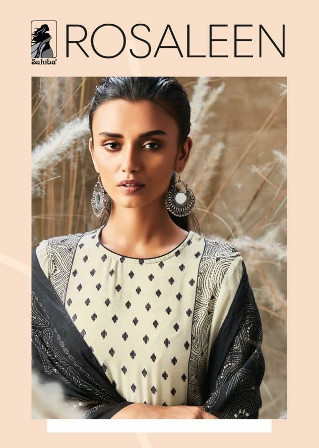 Sahiba rosaleen designer straight salwar suit catalogue at best price