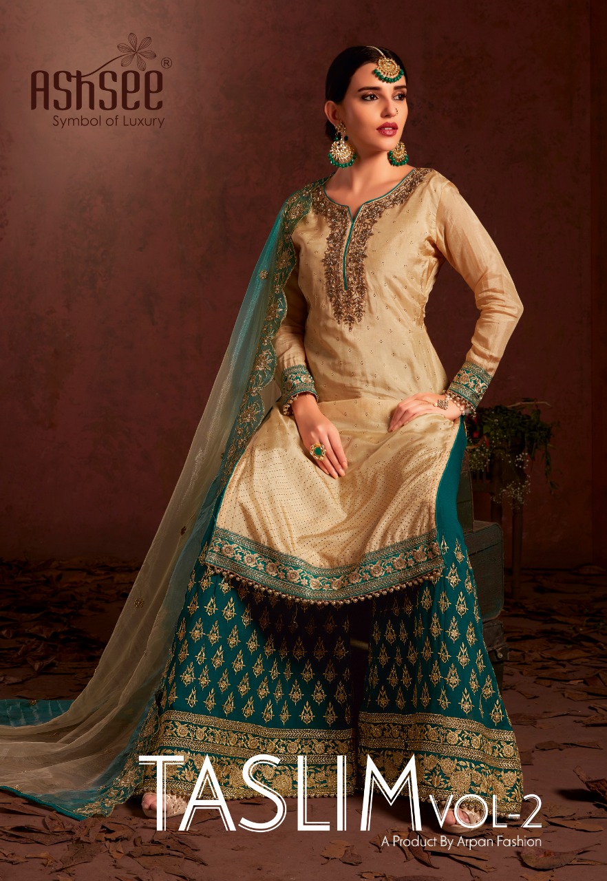 Arpan fashion Taslim vol 2 sharara salwar suit Catalog in wholesale price