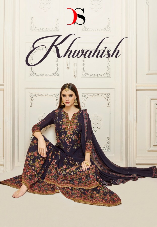Deepsy suit Khwaish digital printed muslin cotton salwar kameez catalog at best price