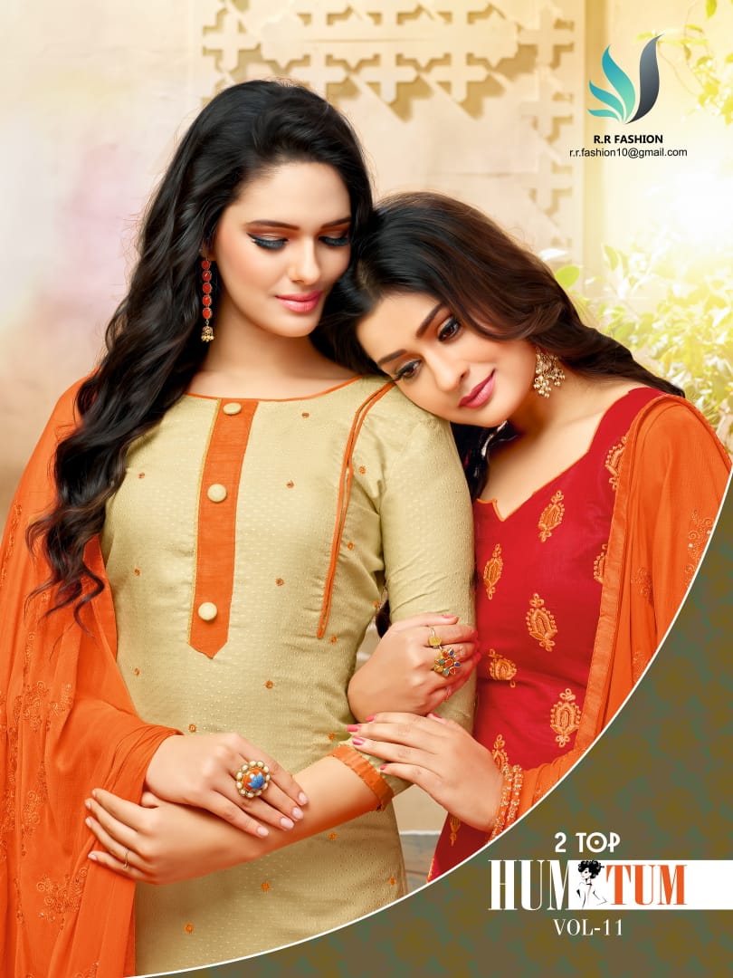 Rr fashion Hum Tum Vol 11 2 top daily wear salwar kameez catalogue in wholesale price