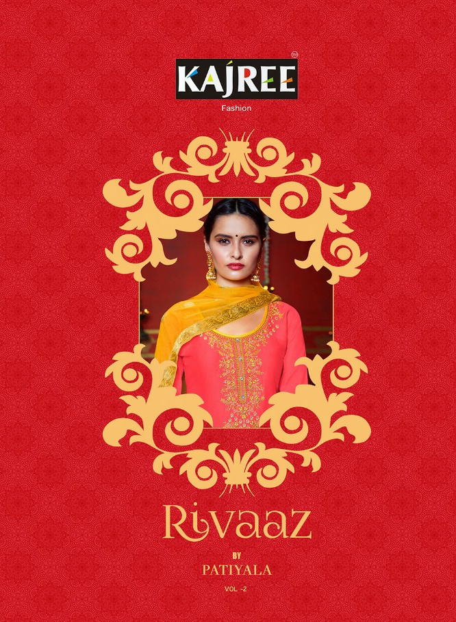 Kajree rivaaz by Patiayla vol 2 Embroidered Readymade salwar kameez catalogue in wholesale price surat