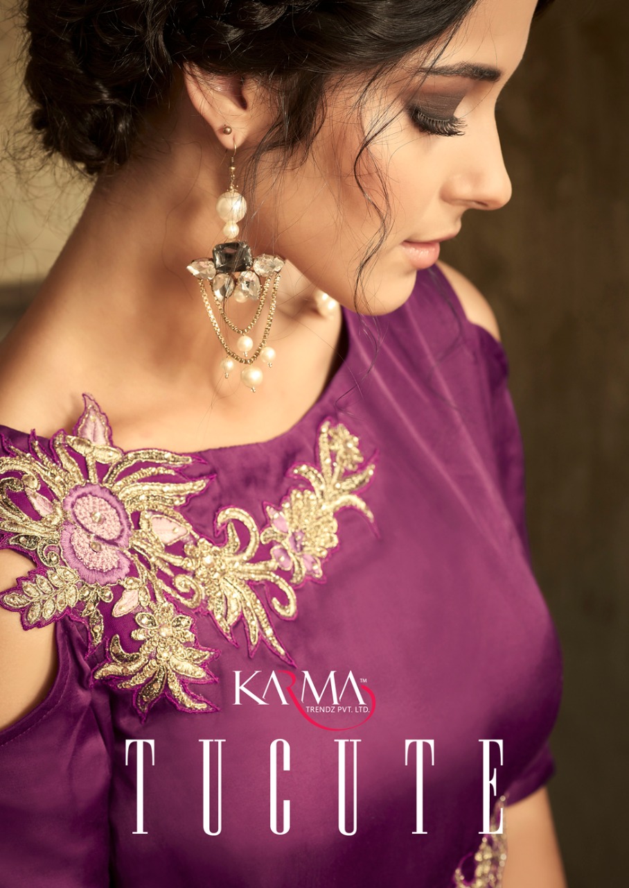 Karma trends tucute vol 16 readymade party wear collection catalogue from surat best wholesaler