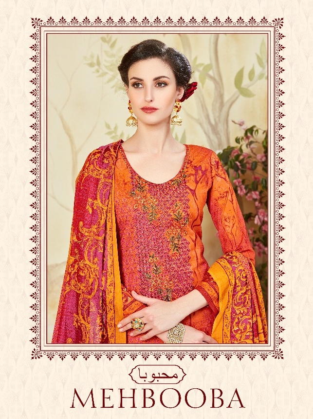Sagar Mehbooba embroidered cotton salwaar suit Catalogue from surat wholesaler best price