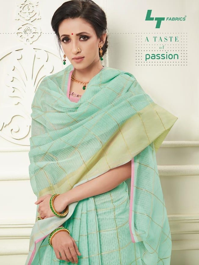 Lt fabrics shlok kota checks saree catalogue 2019 collection