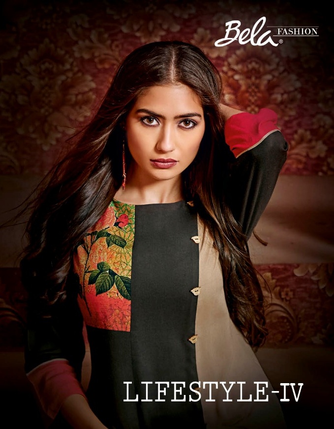 Bela fashion lifestyle vol 4 printed fancy rayon kurti catalogue wholesale india price 2019
