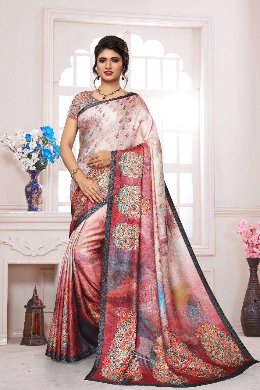 Maniyar sarees pashmina exclusive design printed saree collection from wholesaler in surat