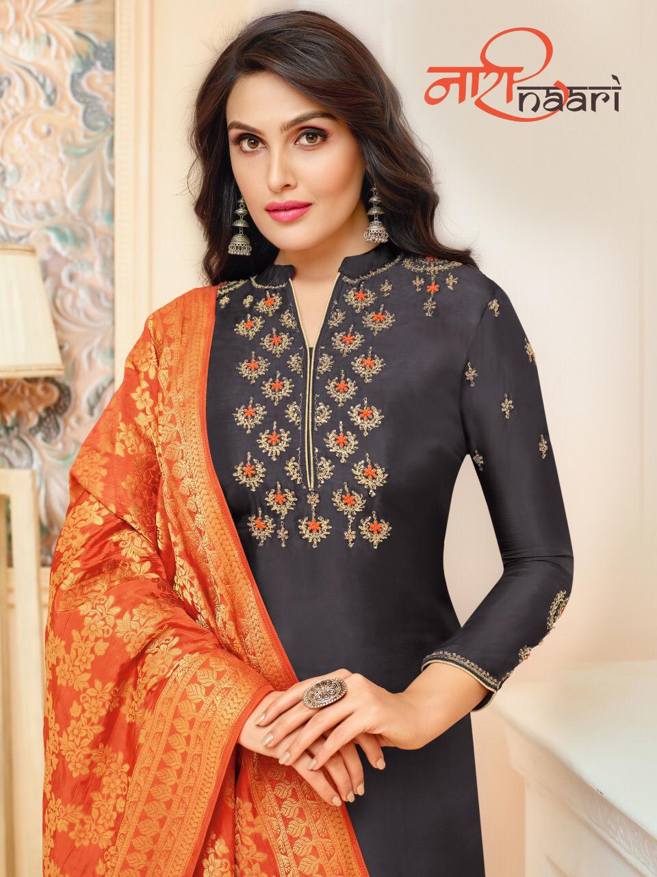 Moof fashion Naari casual Upada silk salwar kameez catalogue wholesale price Surat best rate