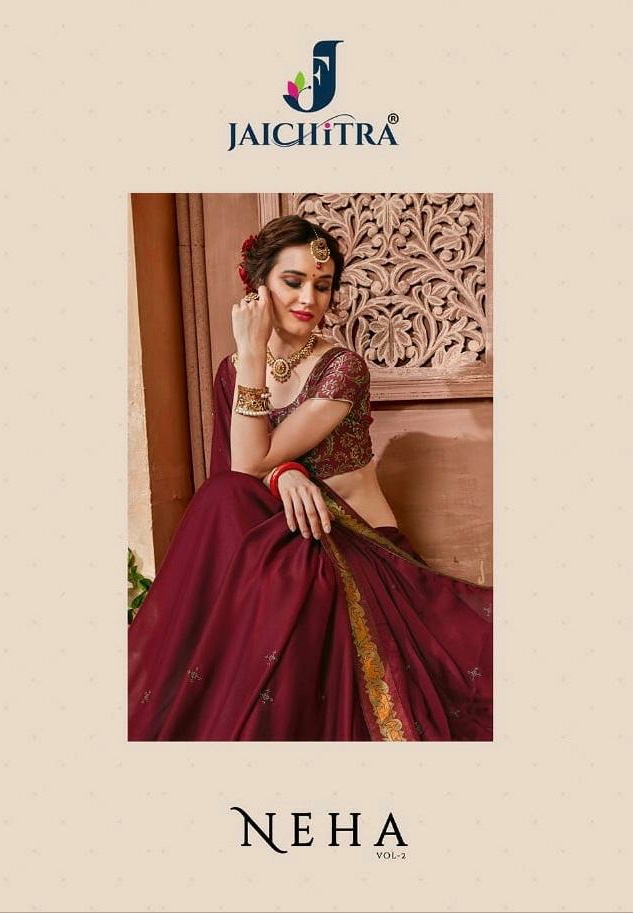 Jai Chitra Neha vol 2 designer party wear wedding saree catalogue supplier