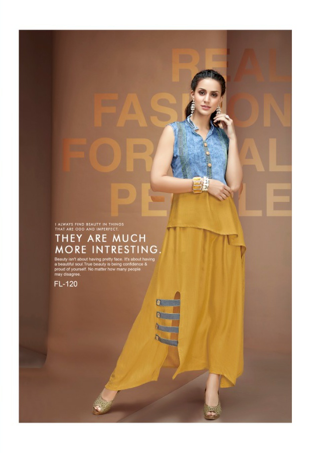 Diva designs Flashy vol 3 Designer stylish denim kurtis Catalog wholesale price surat