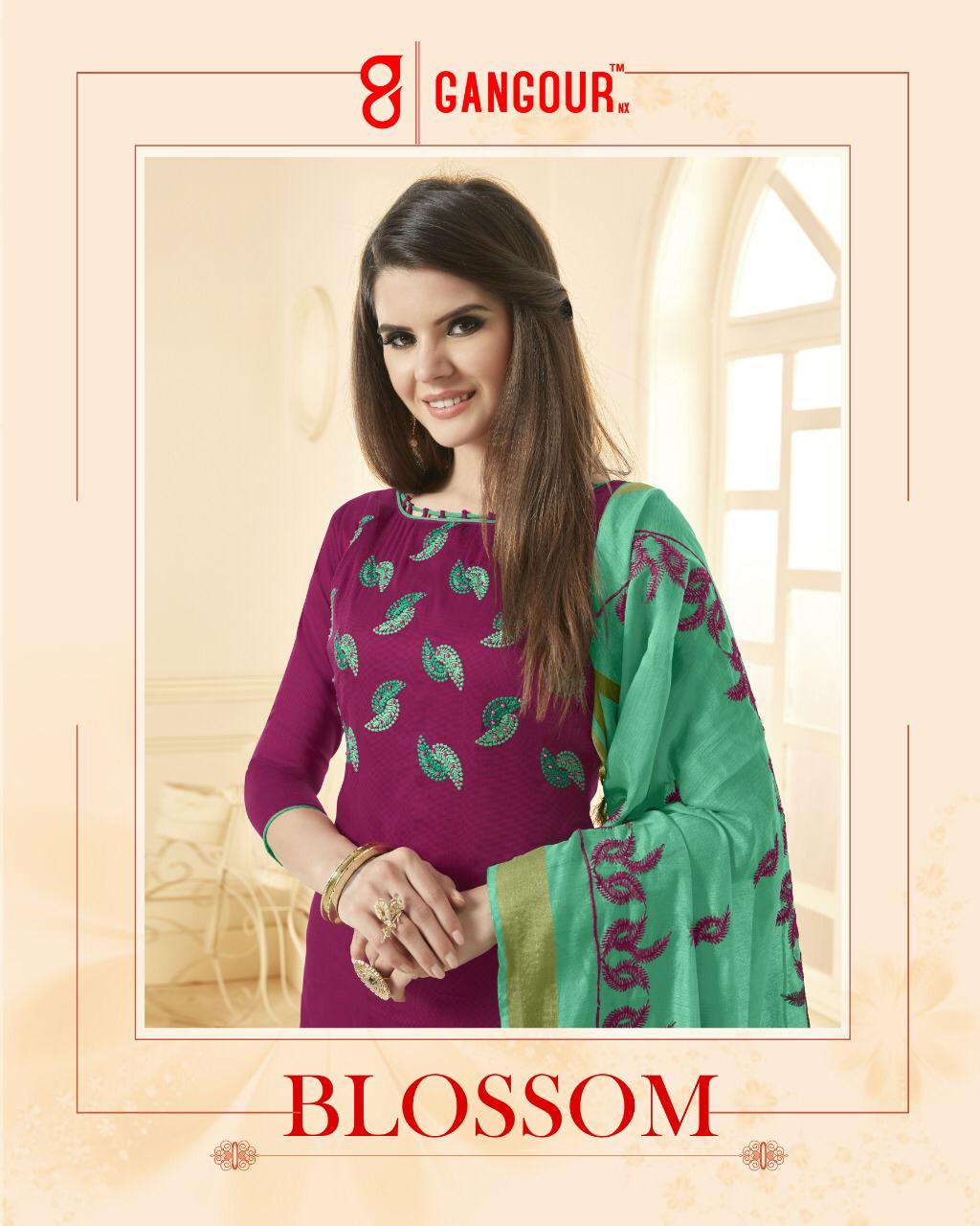 One choice blossom cotton salwaar suit catalogue wholesaler surat
