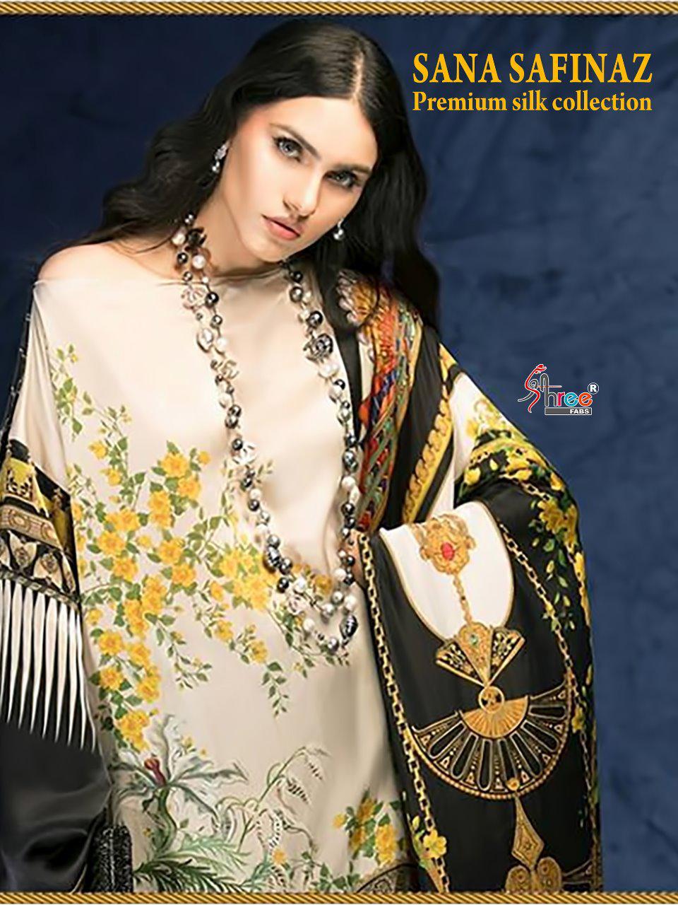 Shree fabs Sana safinaz Premium silk collection Catalogs wholesale price surat