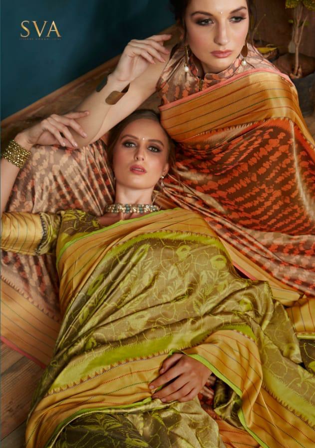 SVA Designer Satakshi Fancy exclusive stylish saree Catalogs wholesale price surat
