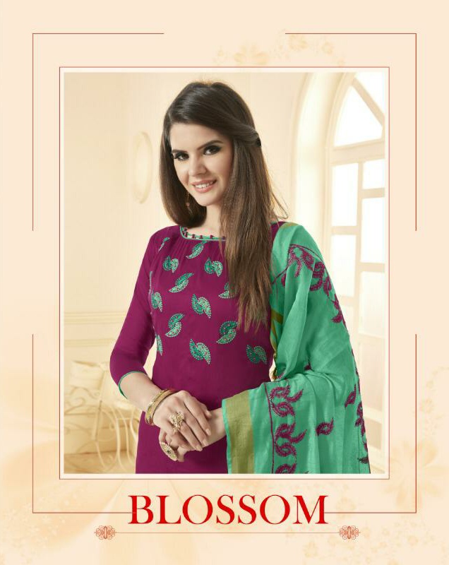Navkar fashion Blossom Casual Daily wear Dress material catalogue wholesale price surat