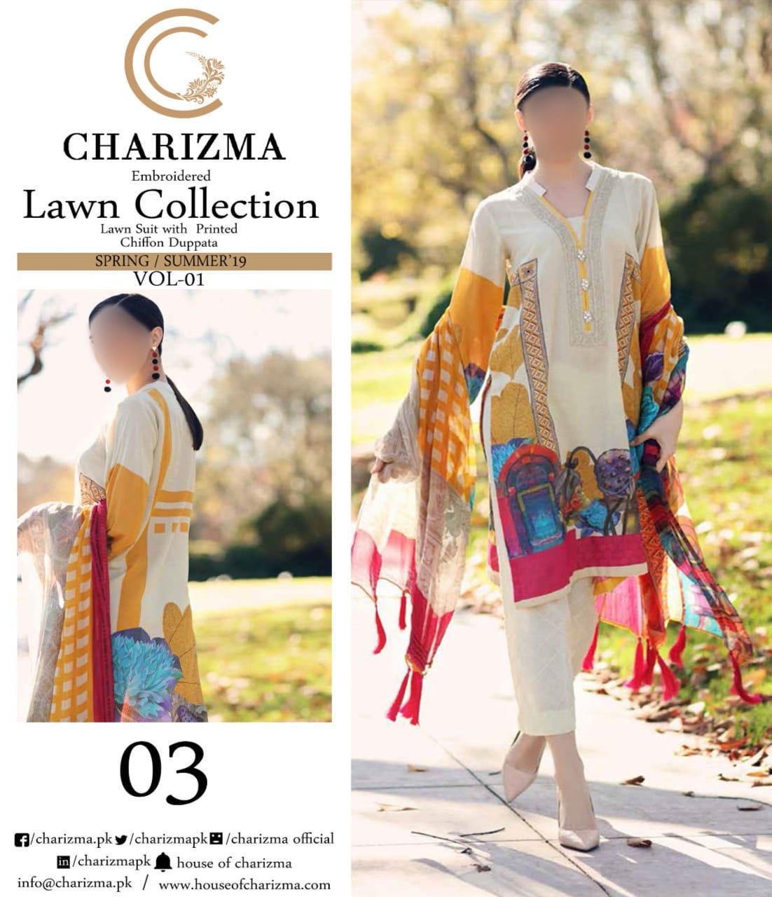 Charizma naranji vol 1 master replica pakistani suit catalogue surat