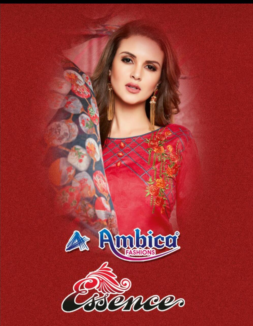 Ambica fashion essence cotton salwar kameez catalog wholesale supplier surat